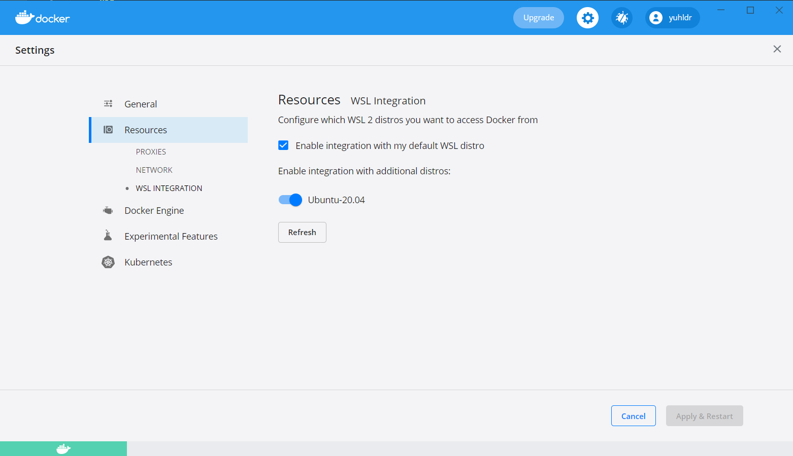 Docker Desktop设置